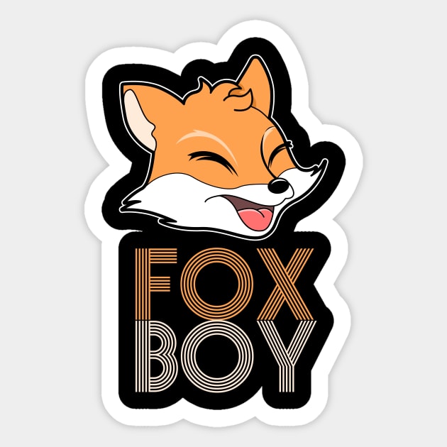 Fox Boy Sticker by Imutobi